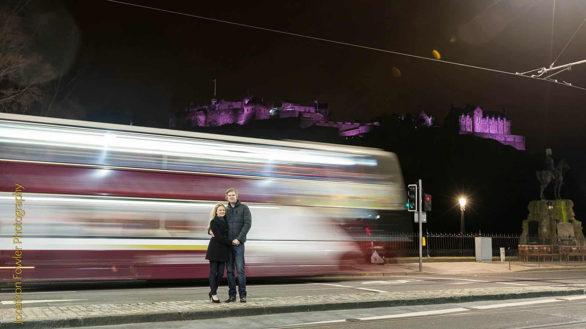 City centre night time - Andrew and Nicola