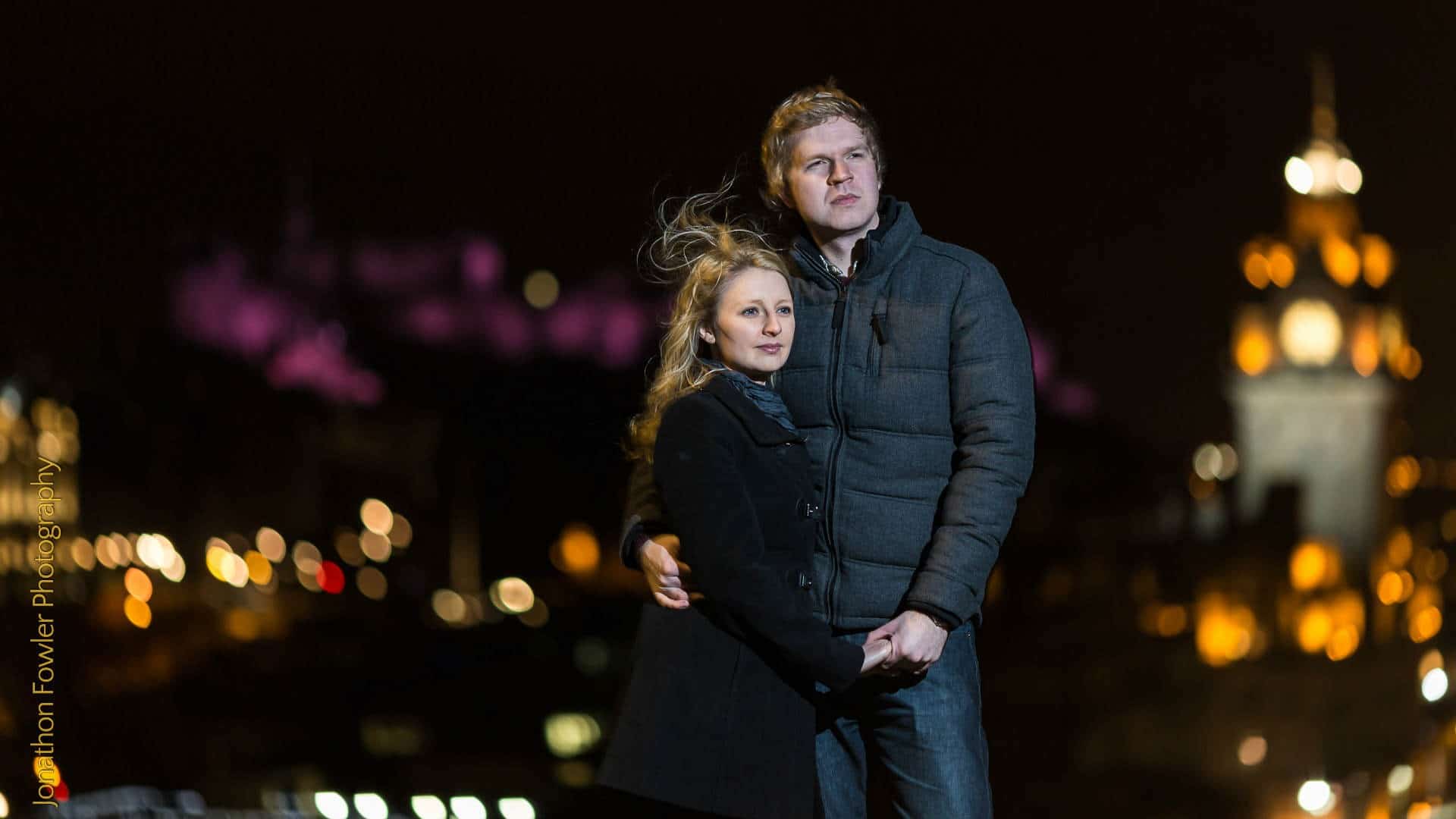 City centre night time - Andrew and Nicola