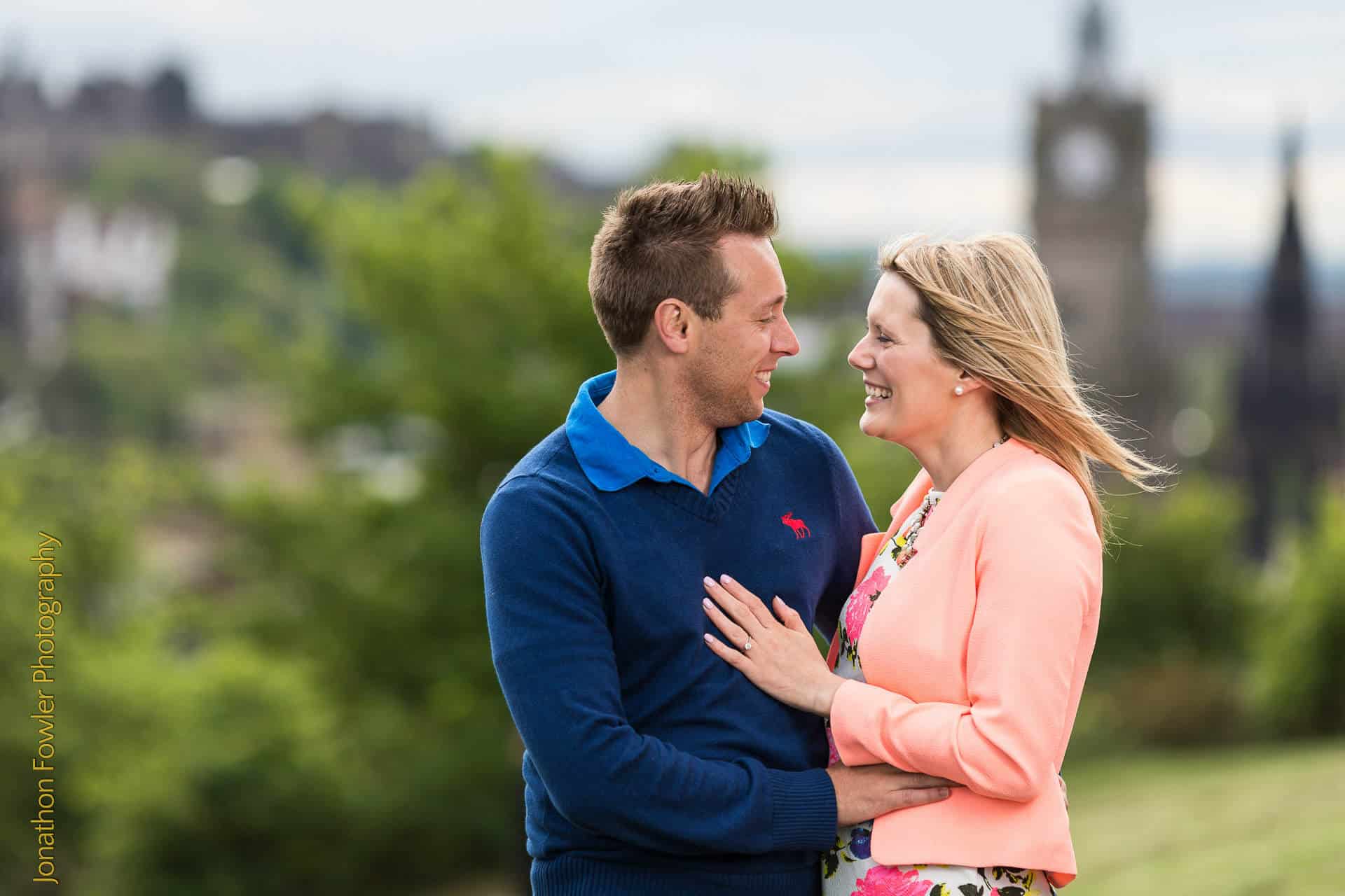 Calton Hill - Eimear and Julien