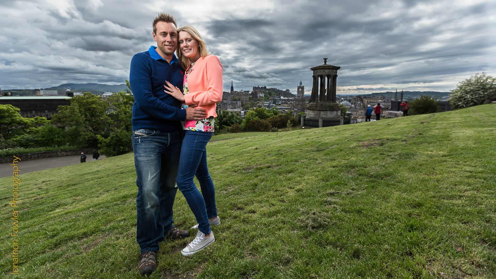 Calton Hill - Eimear and Julien