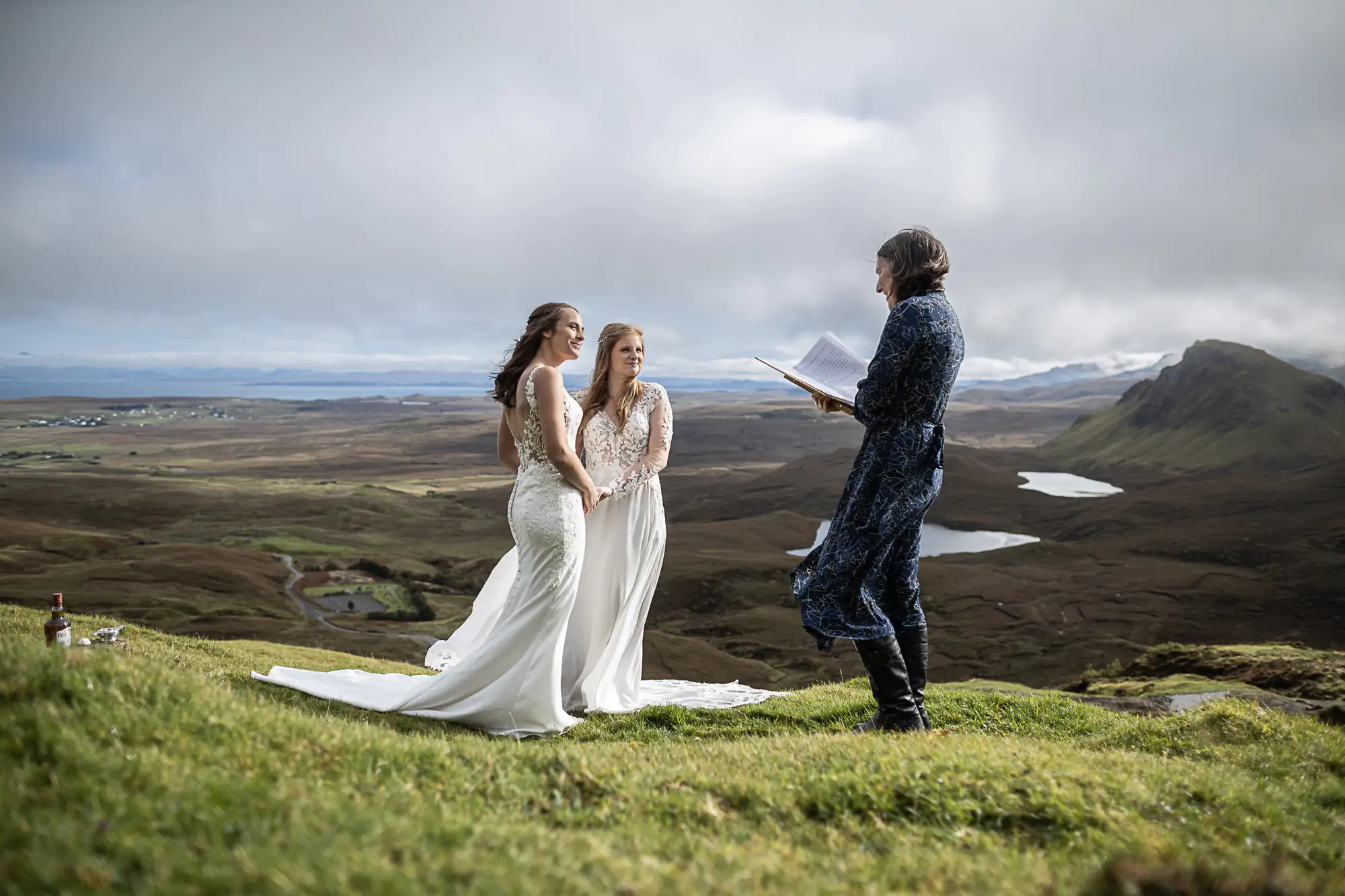 Humanist ceremony at The Quiraing
