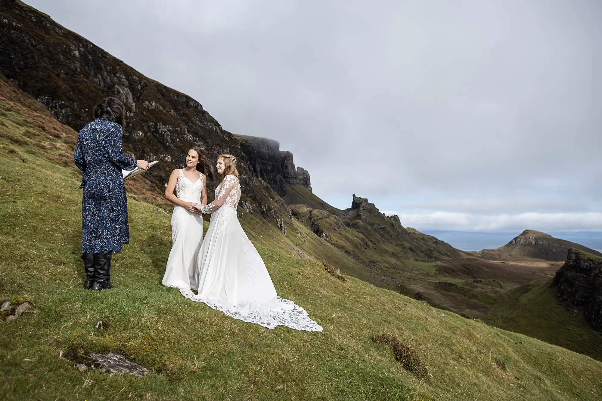 Humanist ceremony at The Quiraing