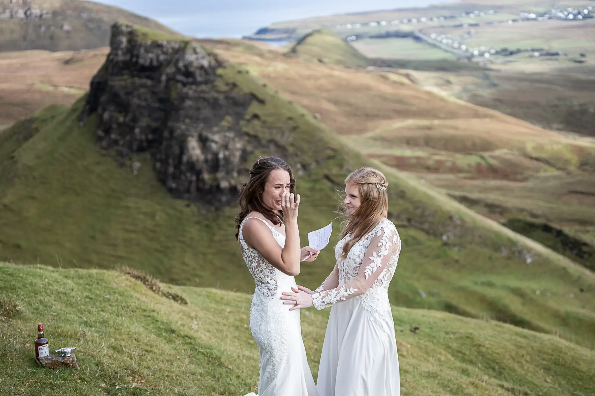 tearful bride