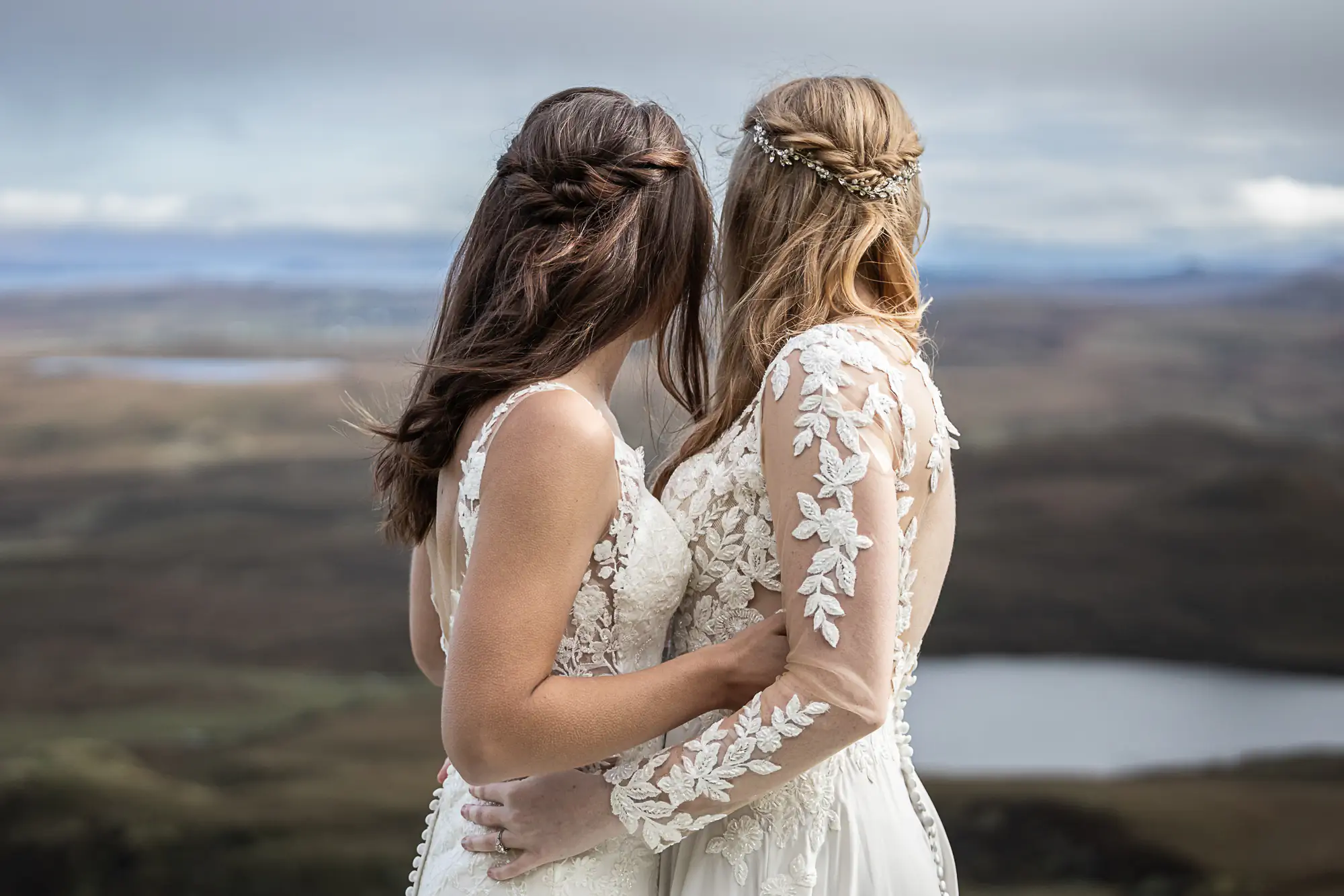 close up of two girls after marrying