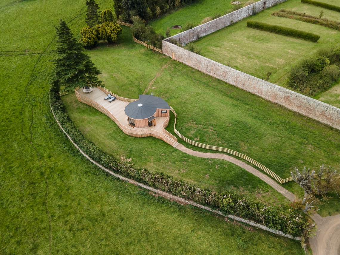 Aerial view of Treehouse