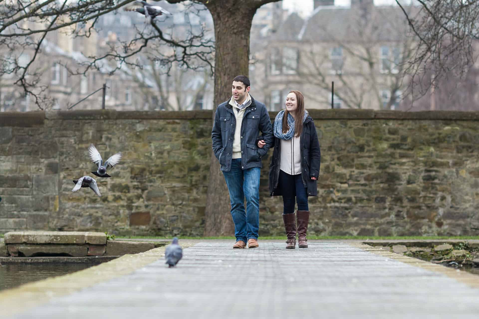 Alice and Tom at Inverleith Park