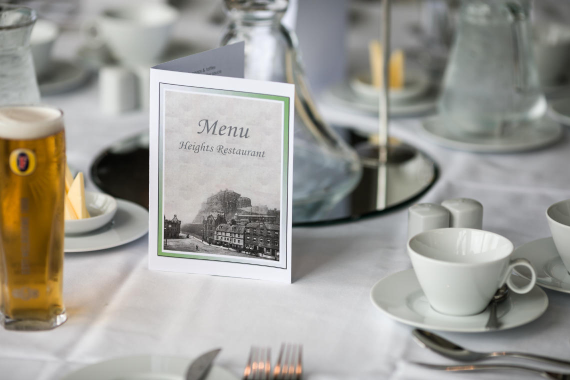 Apex Grassmarket Hotel menu photo
