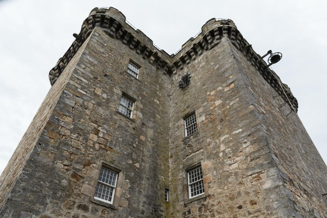 Auld Keep exterior viewed from ground level