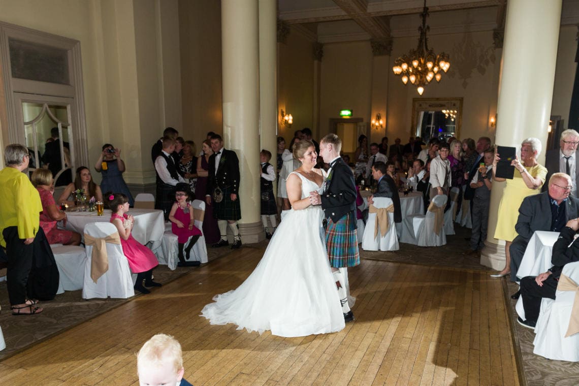 Holyrood Suite - newlyweds' first dance