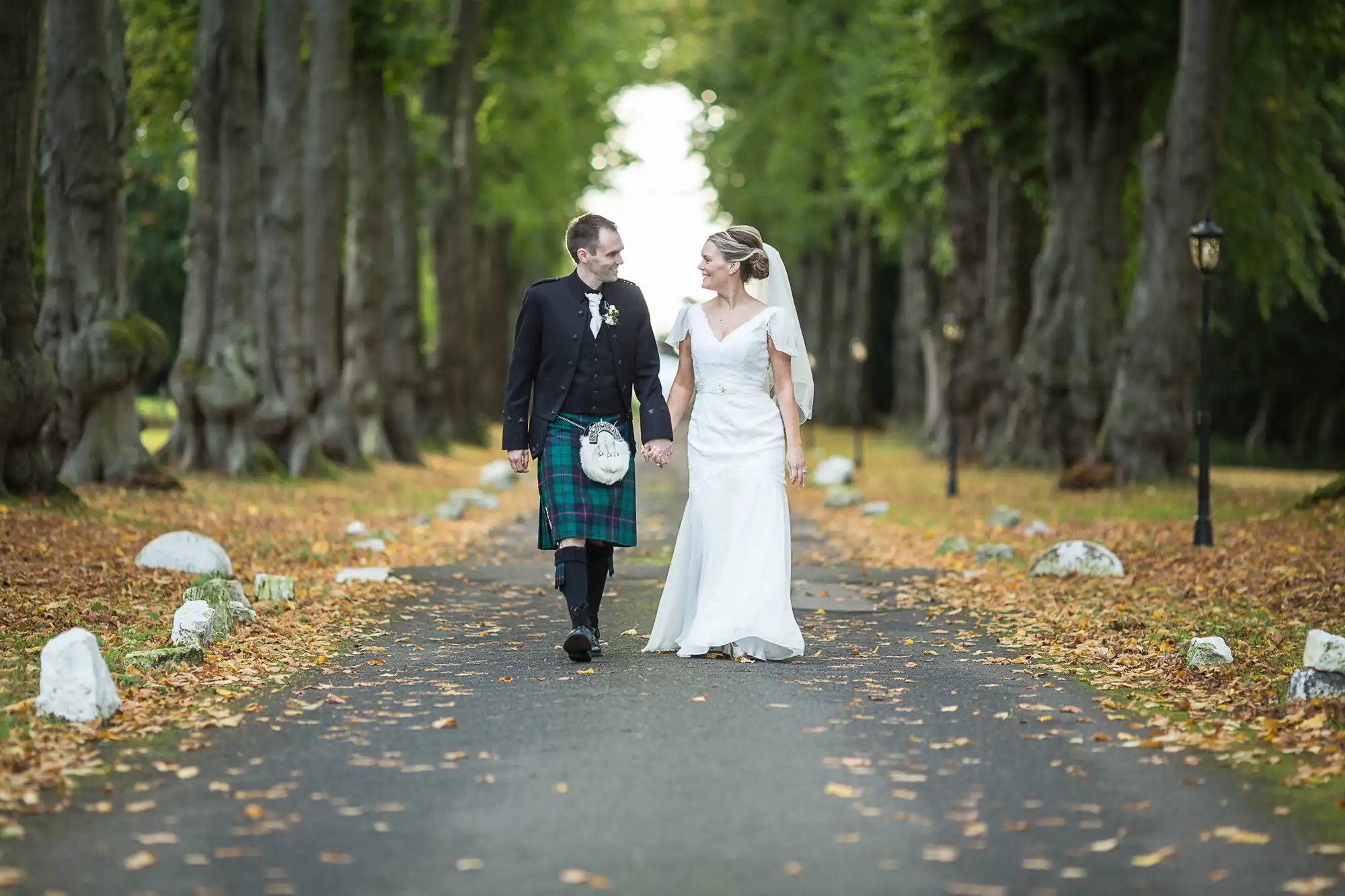 See our real wedding photos at Carberry Tower