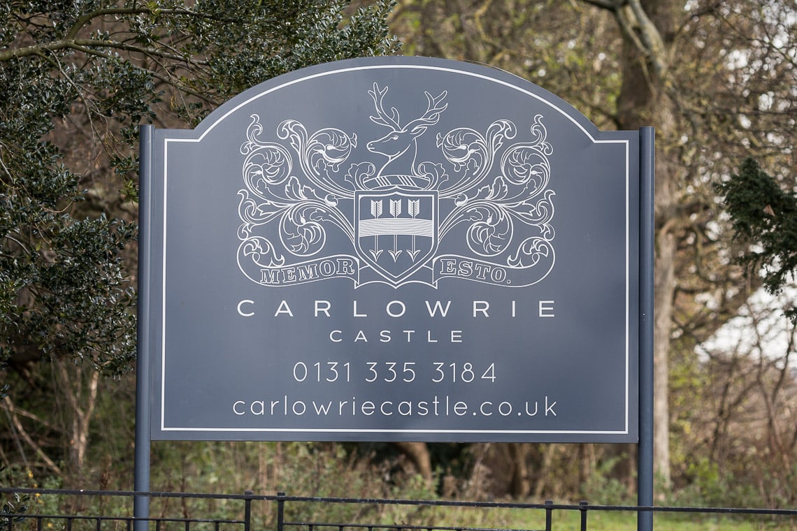 entrance sign