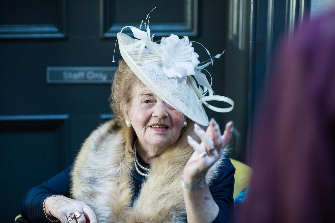Bride's gran pre-ceremony