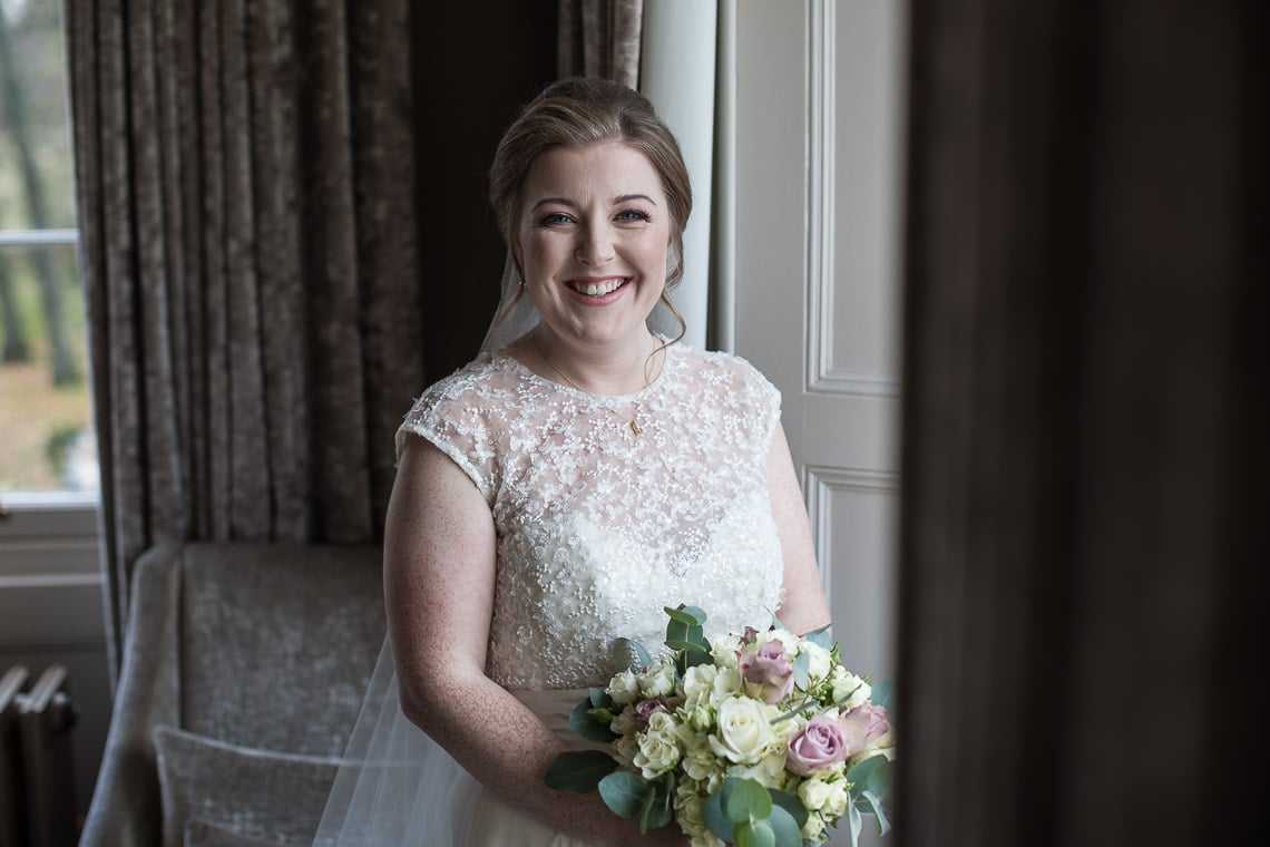 bridal pre-ceremony portrait