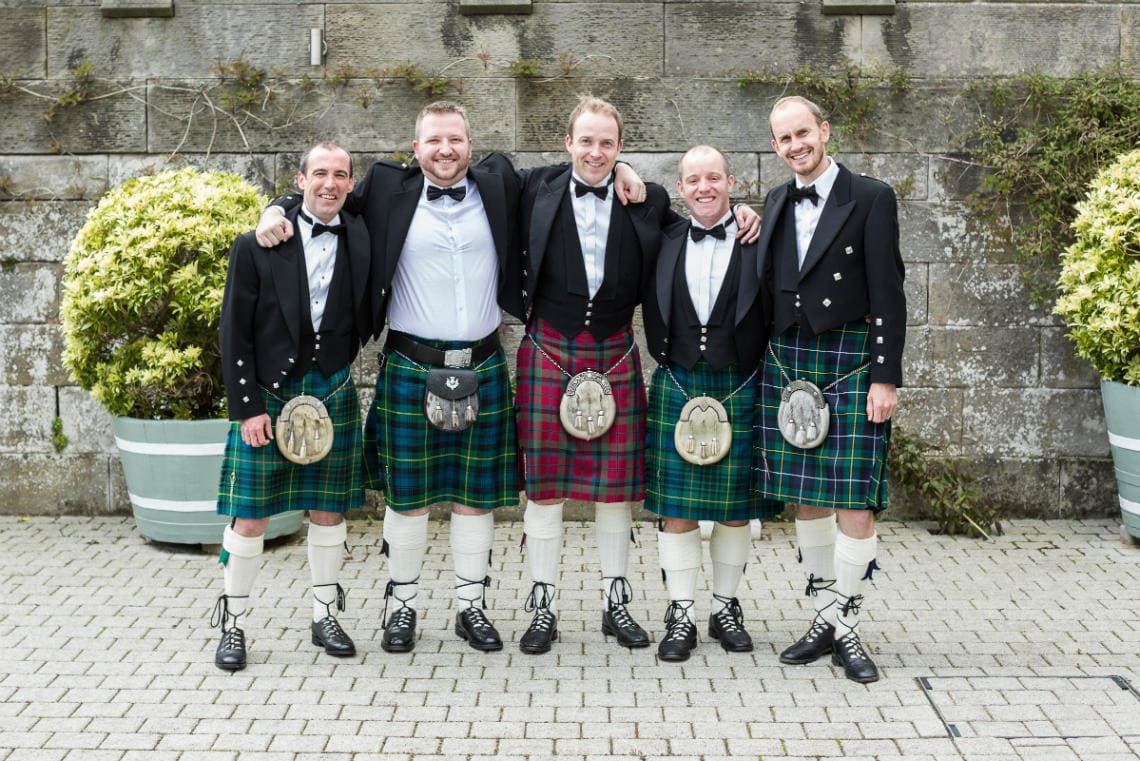 Courtyard Groom and Groomsmen