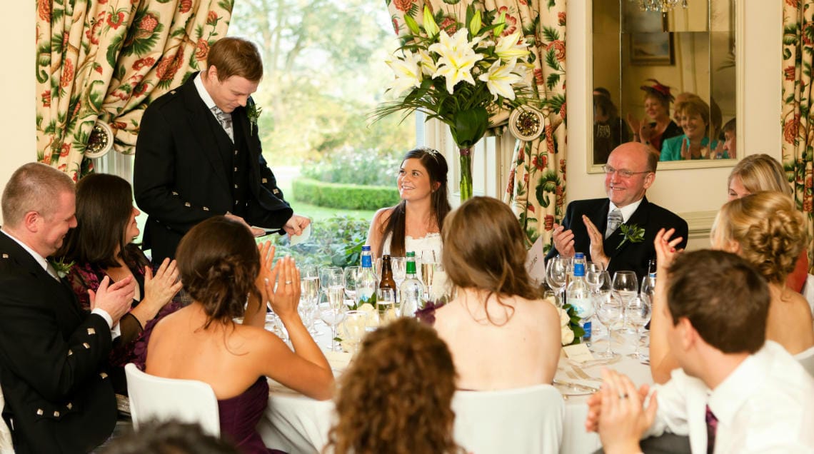Croquet Room groom's speech