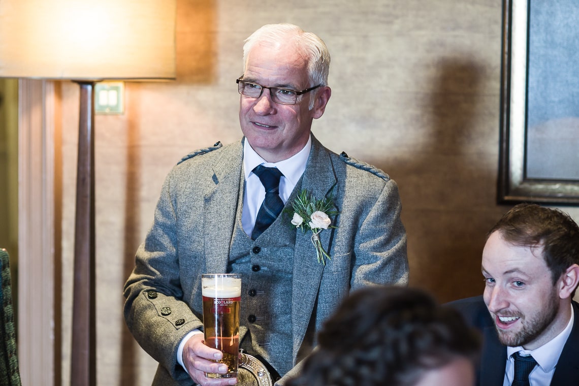father of the bride in the cocktail bar