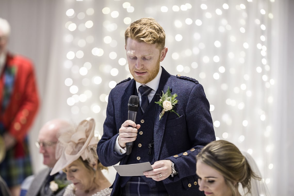 Groom speech