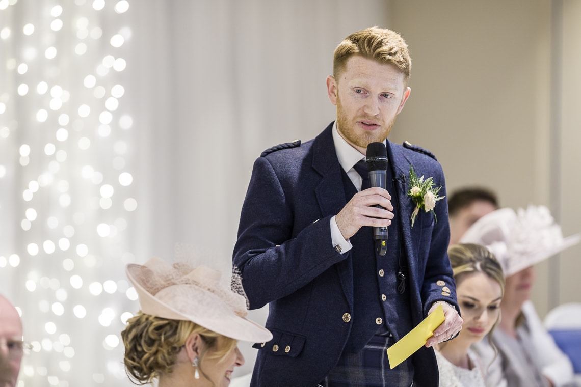 Groom speech