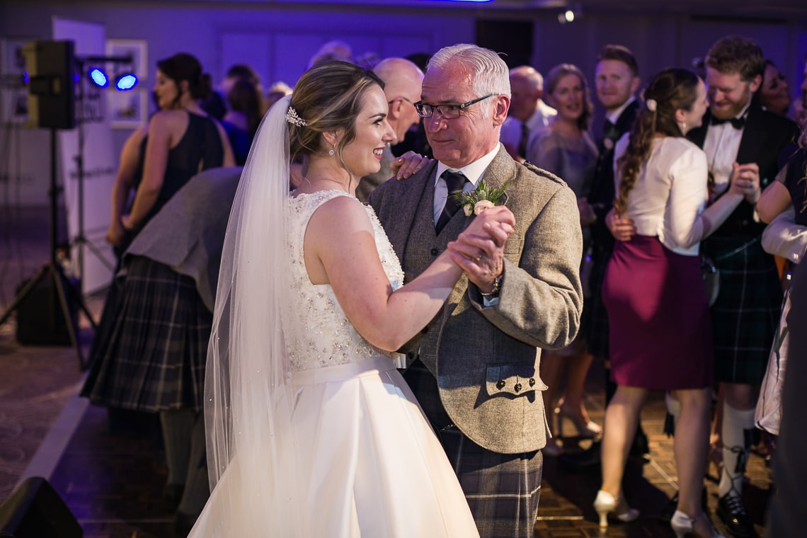 bride and father dance