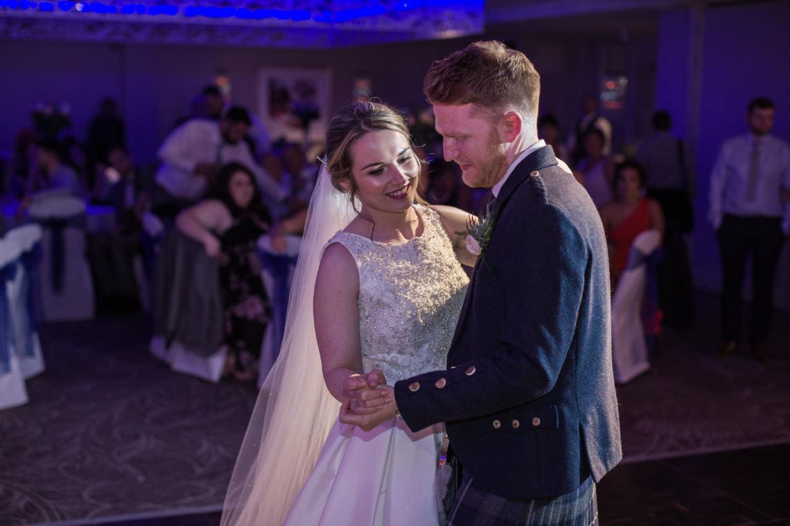 Dalmahoy Suite - first dance newluyweds