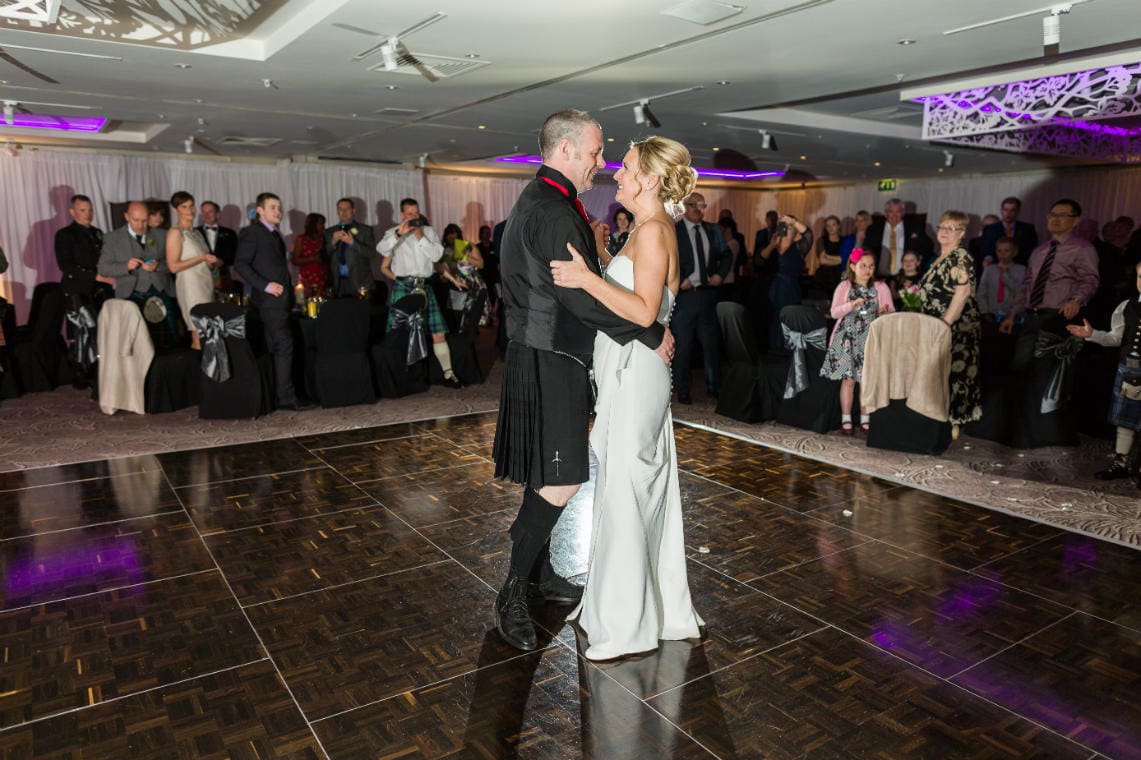 Dalmahoy Suite - newlyweds' first dance