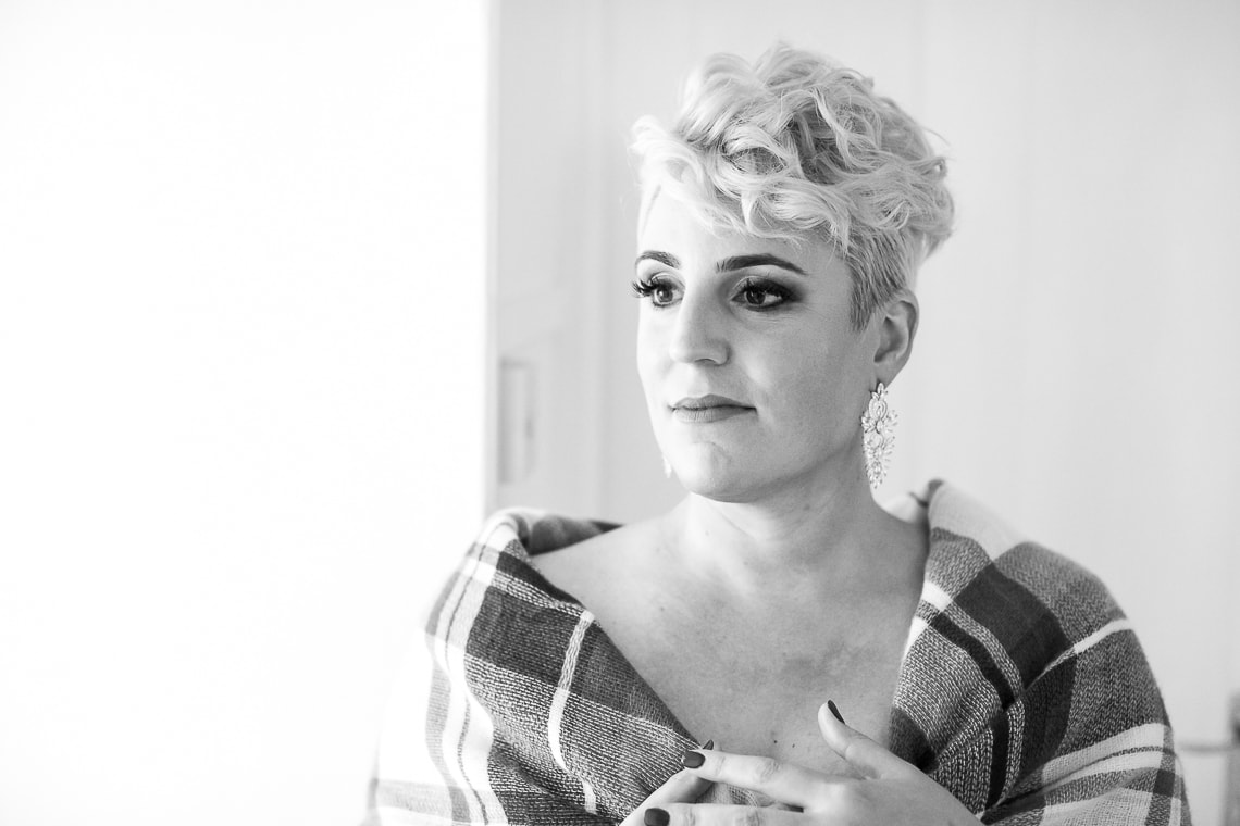 bride contemplates
