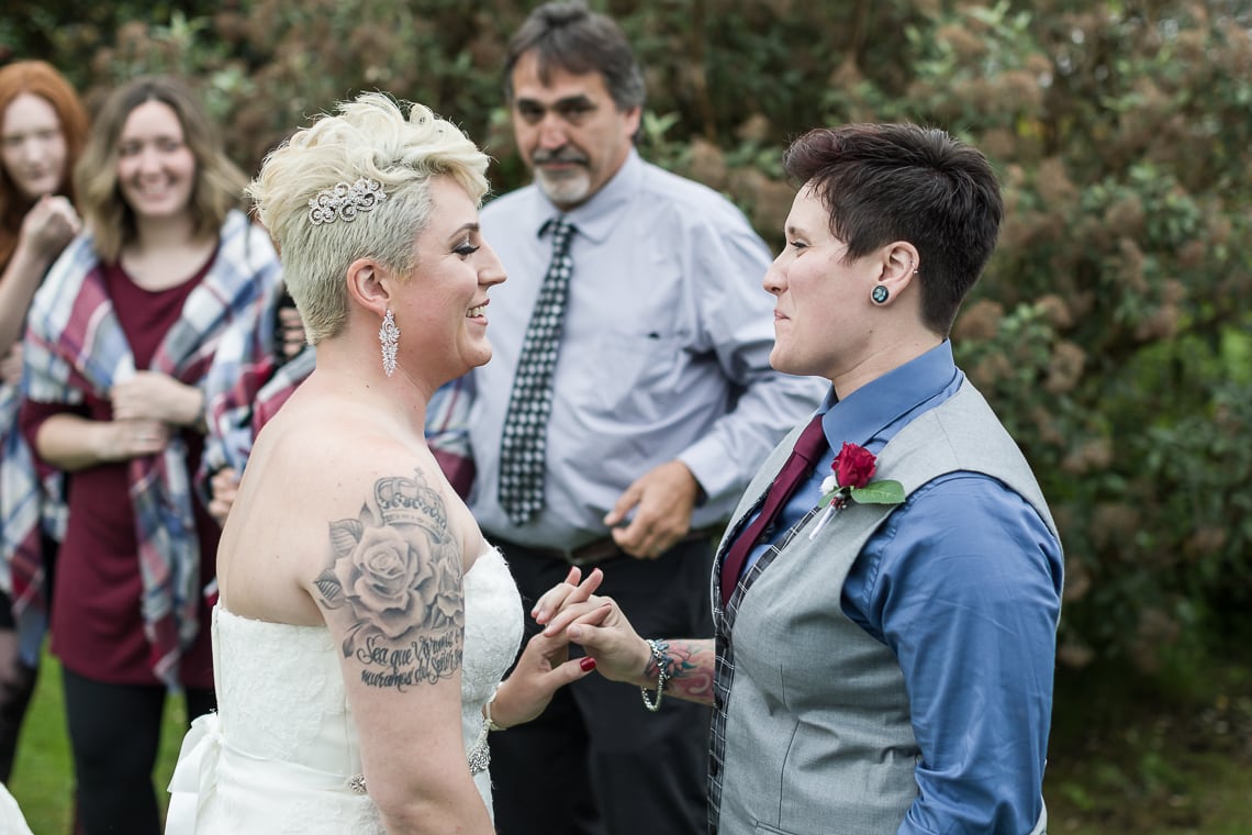 Isle of Skye wedding photographer first look pre-ceremony