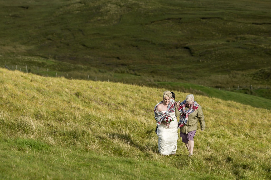 bridal processional Quiraing Isle of Skye