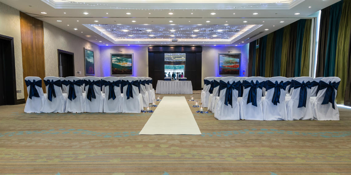 Garden Suite viewed from the rear before ceremony