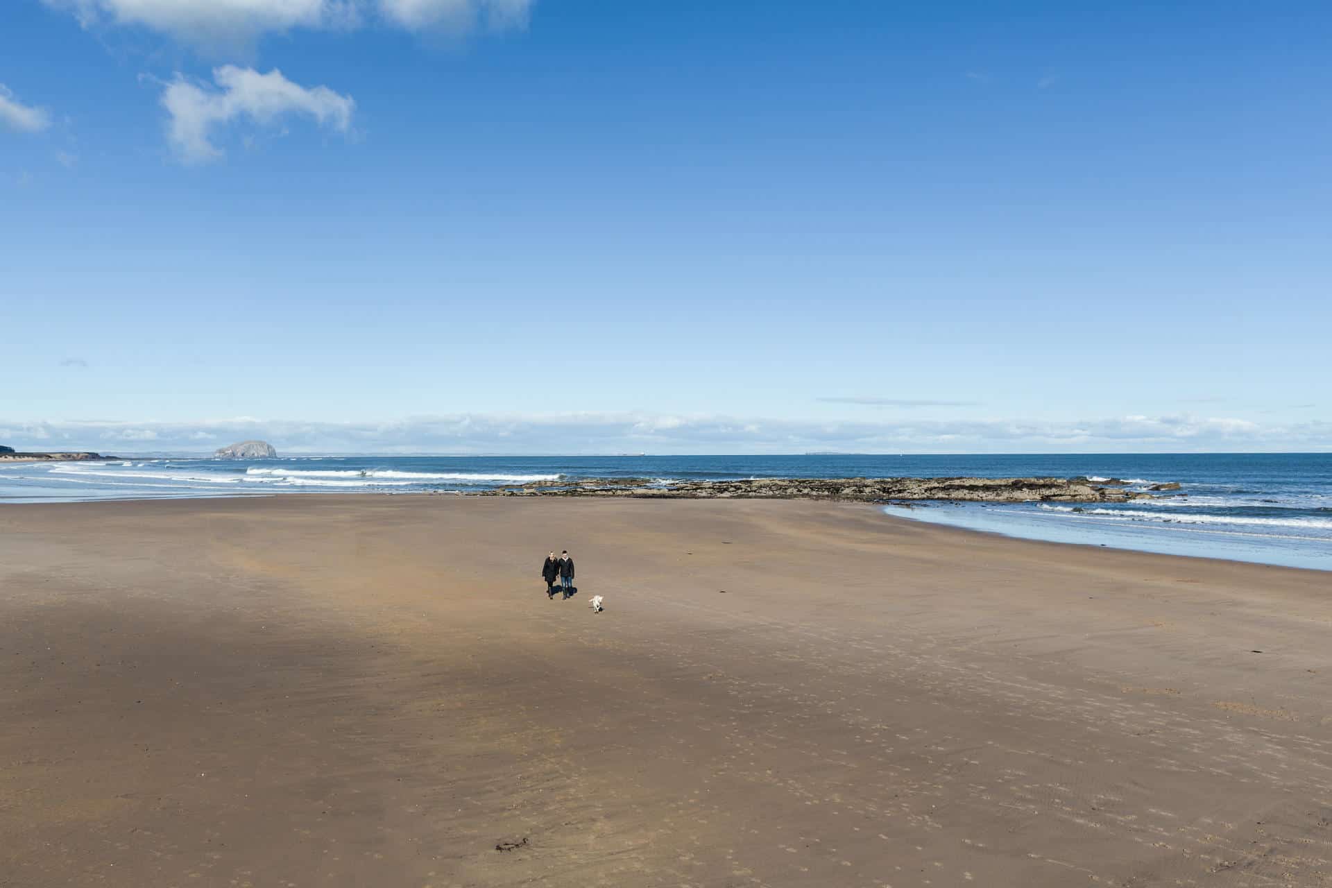 Jade and Dougie at Tyninghame Beach