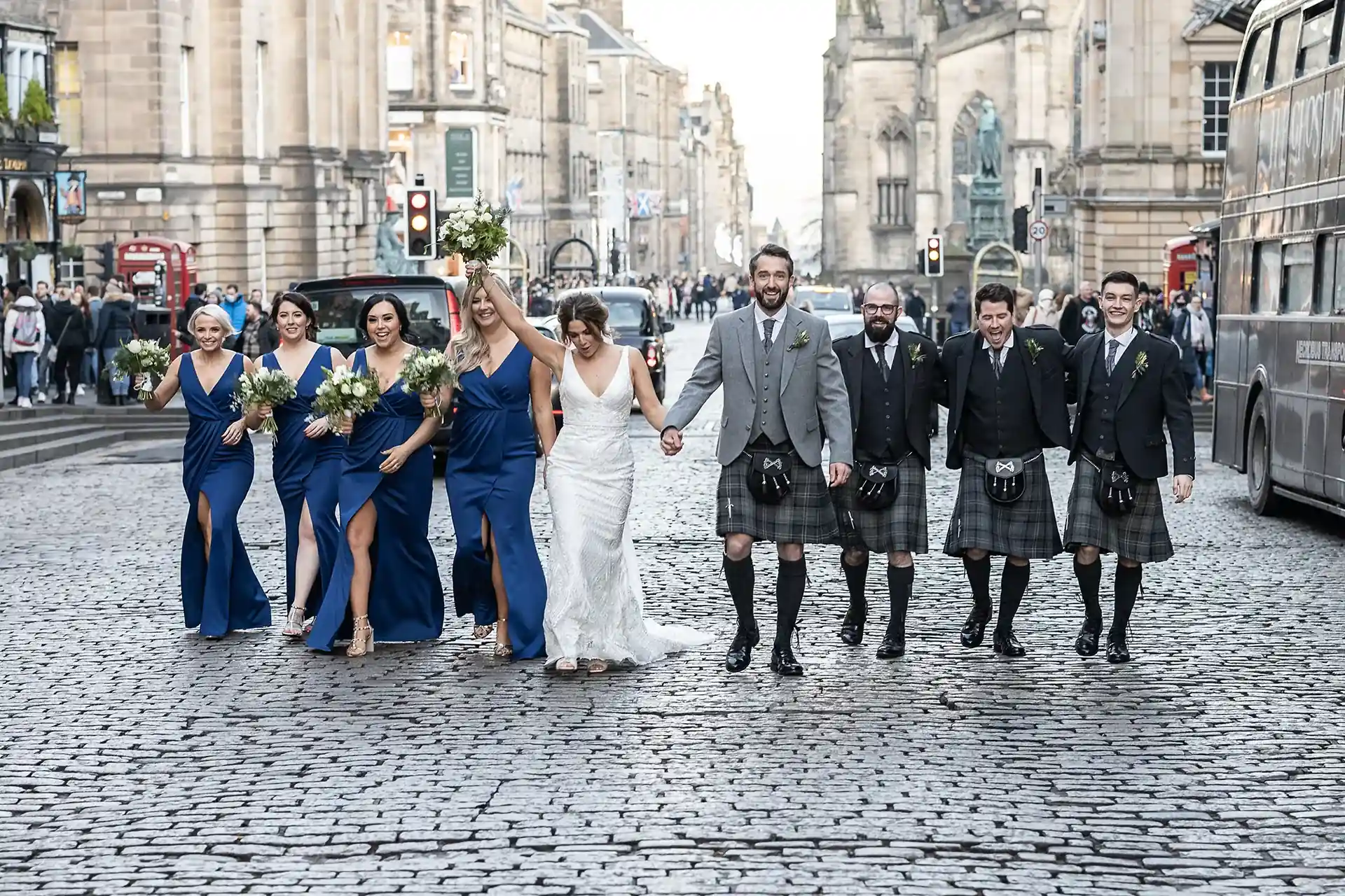 Kirsty and Billy on the Royal Mile
