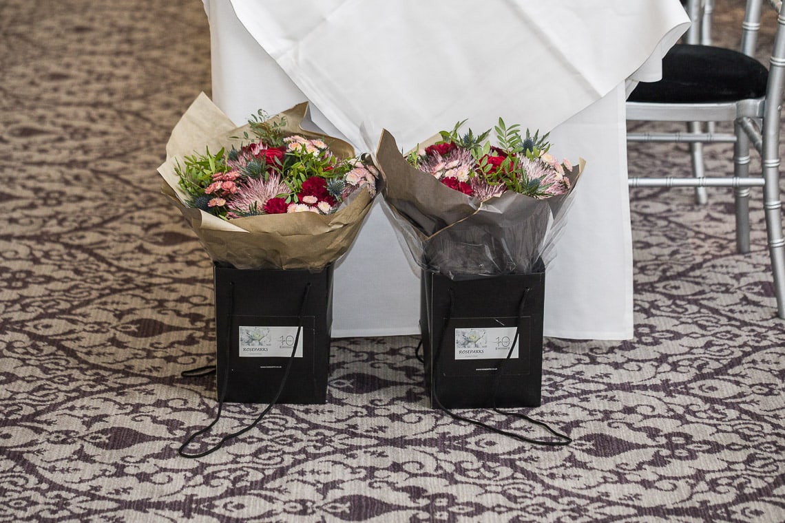 King's Hall flowers for the mothers