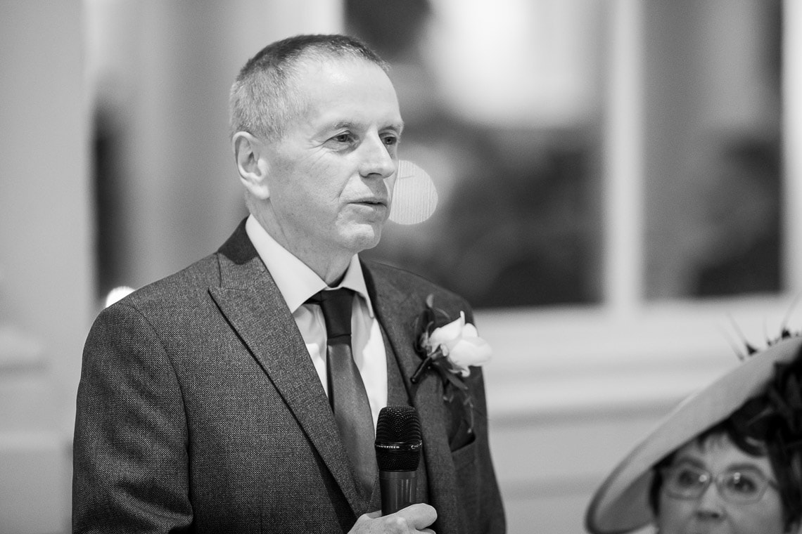 father of the bride speech in the King's Hall