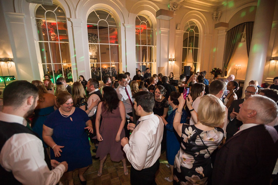 wedding reception dancing in the King's Hall