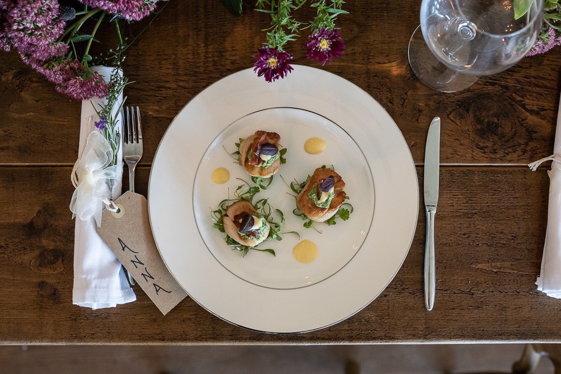 Pavilion wedding breakfast