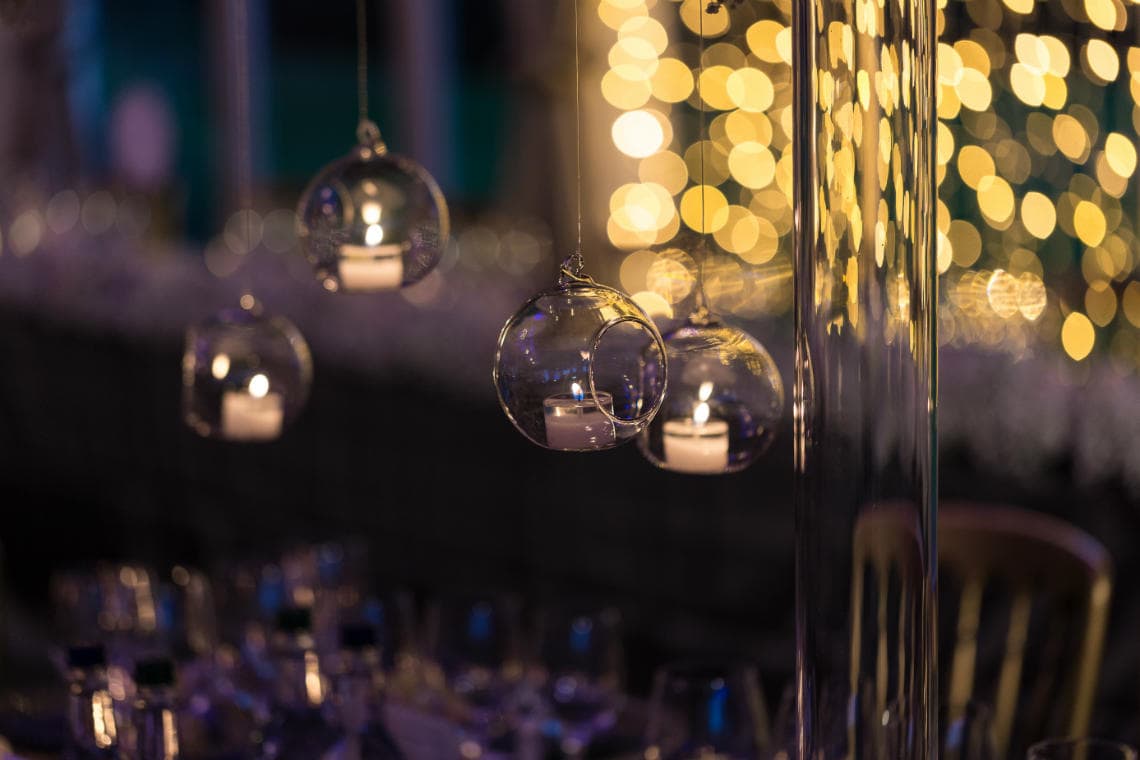 Pavilion candle decorations