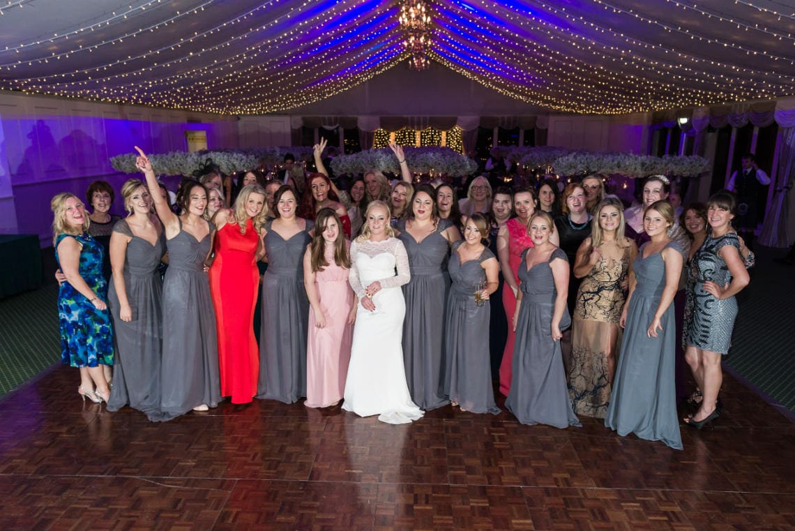 Pavilion group photo of all the girls