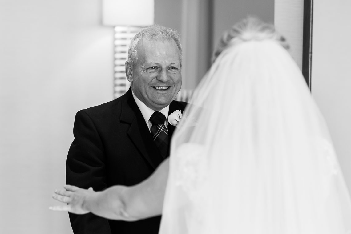 father of the bride first look