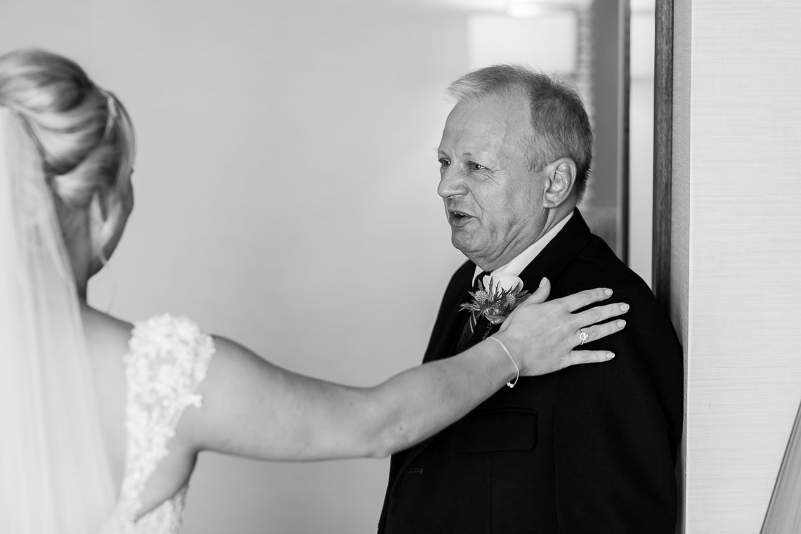father of the bride first look