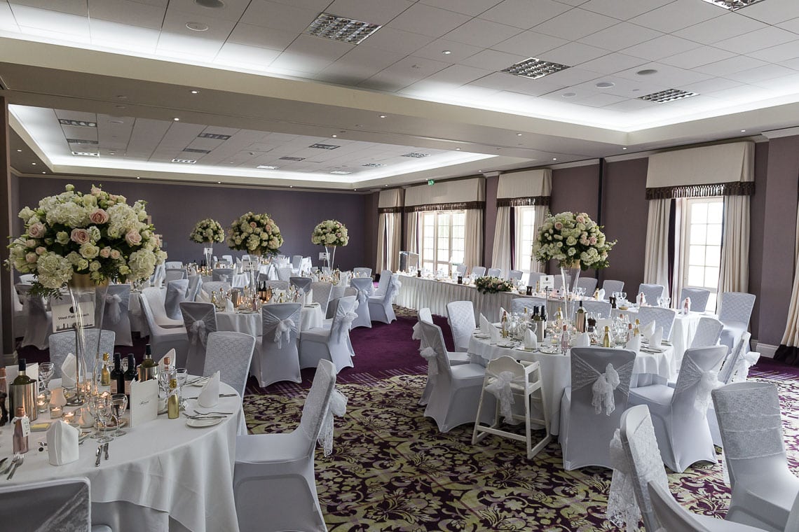Fairmont St Andrews Robert Louis Stevenson Suite set up for a wedding