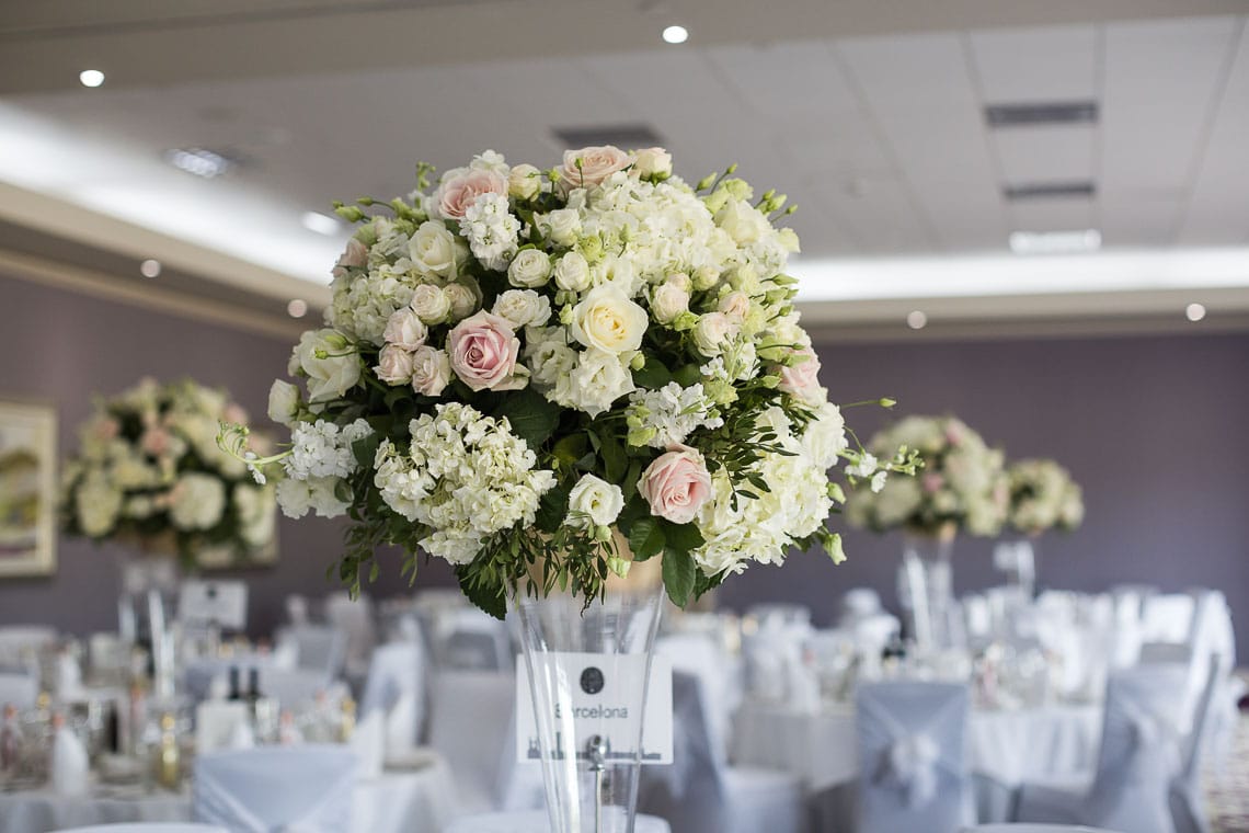 Fairmont St Andrews Robert Louis Stevenson Suite flowers on table