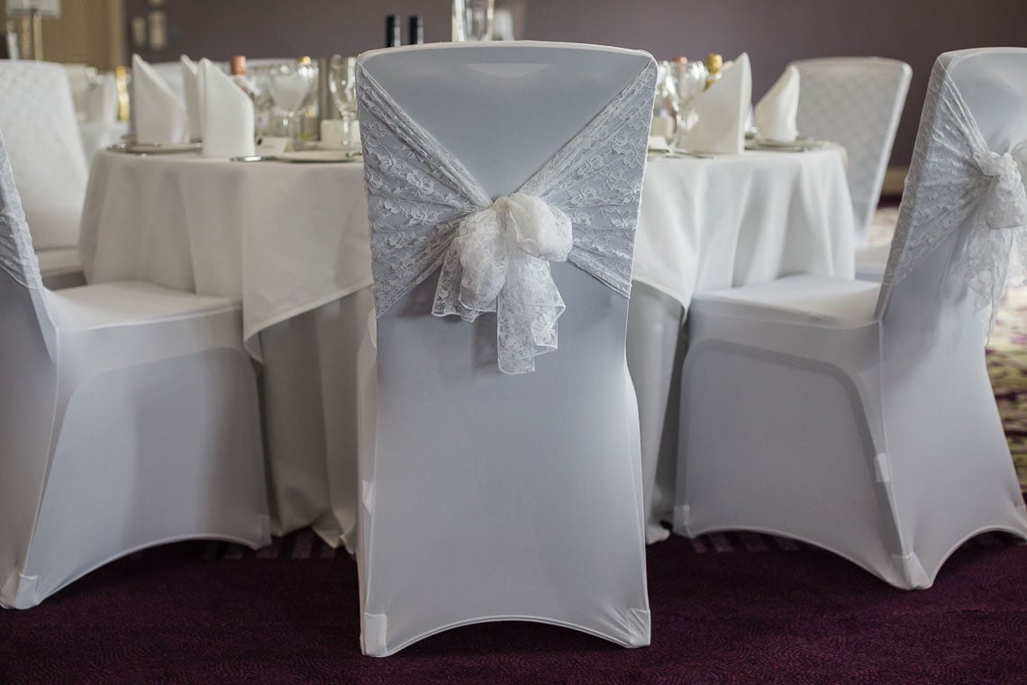 Fairmont St Andrews Robert Louis Stevenson Suite white chair cover
