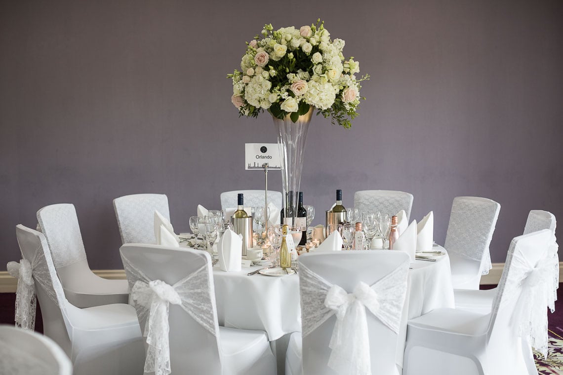 Fairmont St Andrews Robert Louis Stevenson Suite table decorations