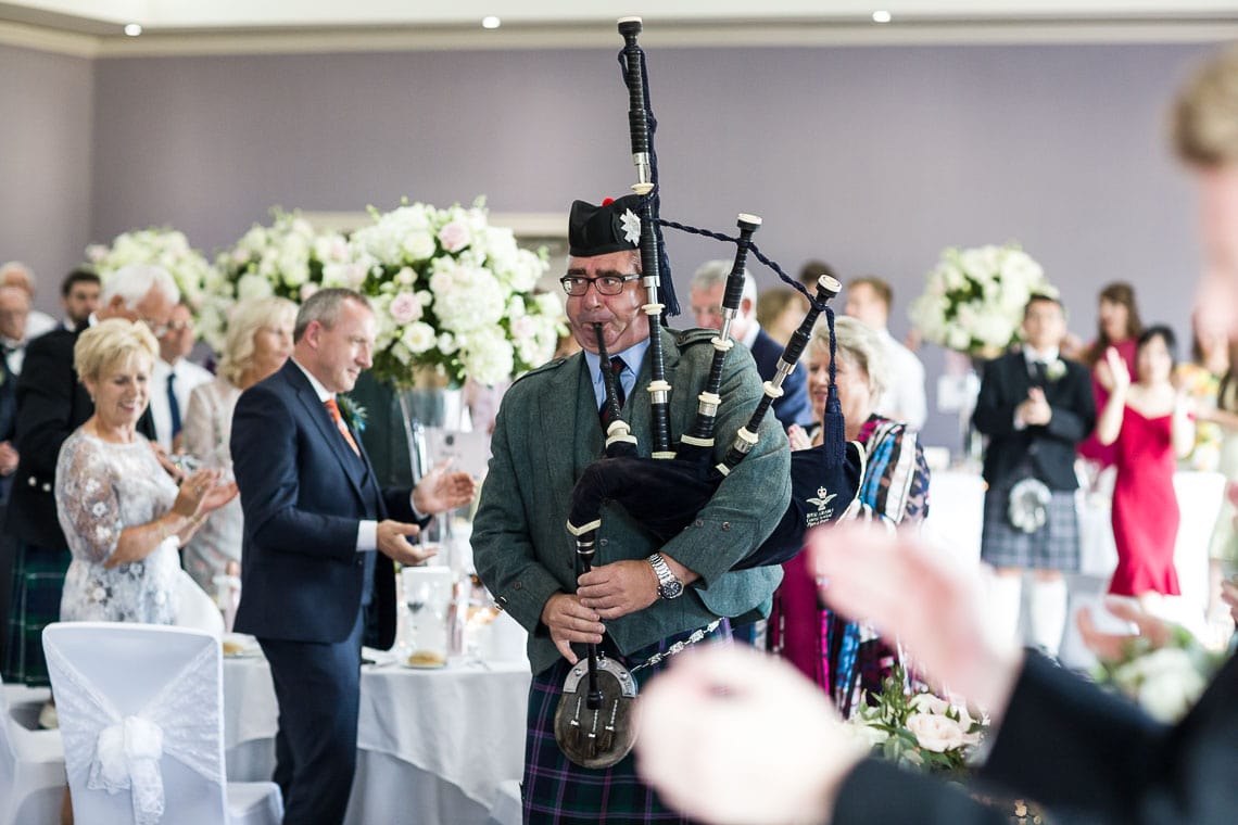 Robert Louis Stevenson Suite piper toast to the newlyweds, piper departs
