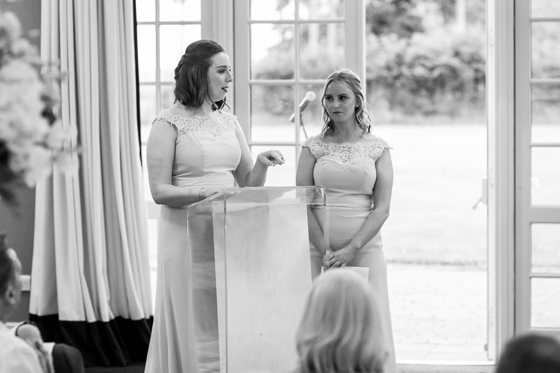Robert Louis Stevenson Suite bridesmaids speeches