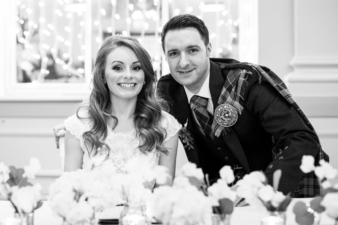 bride and groom after signing the marriage schedule