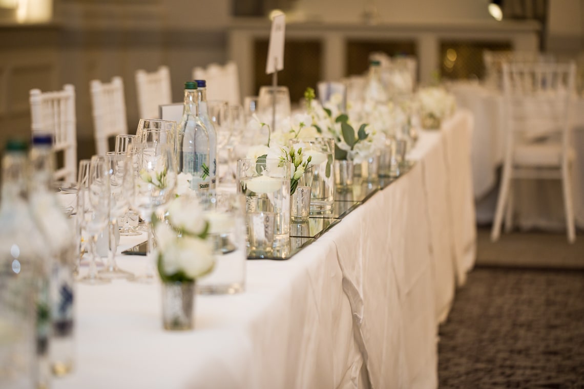 King's Hall top table flowers