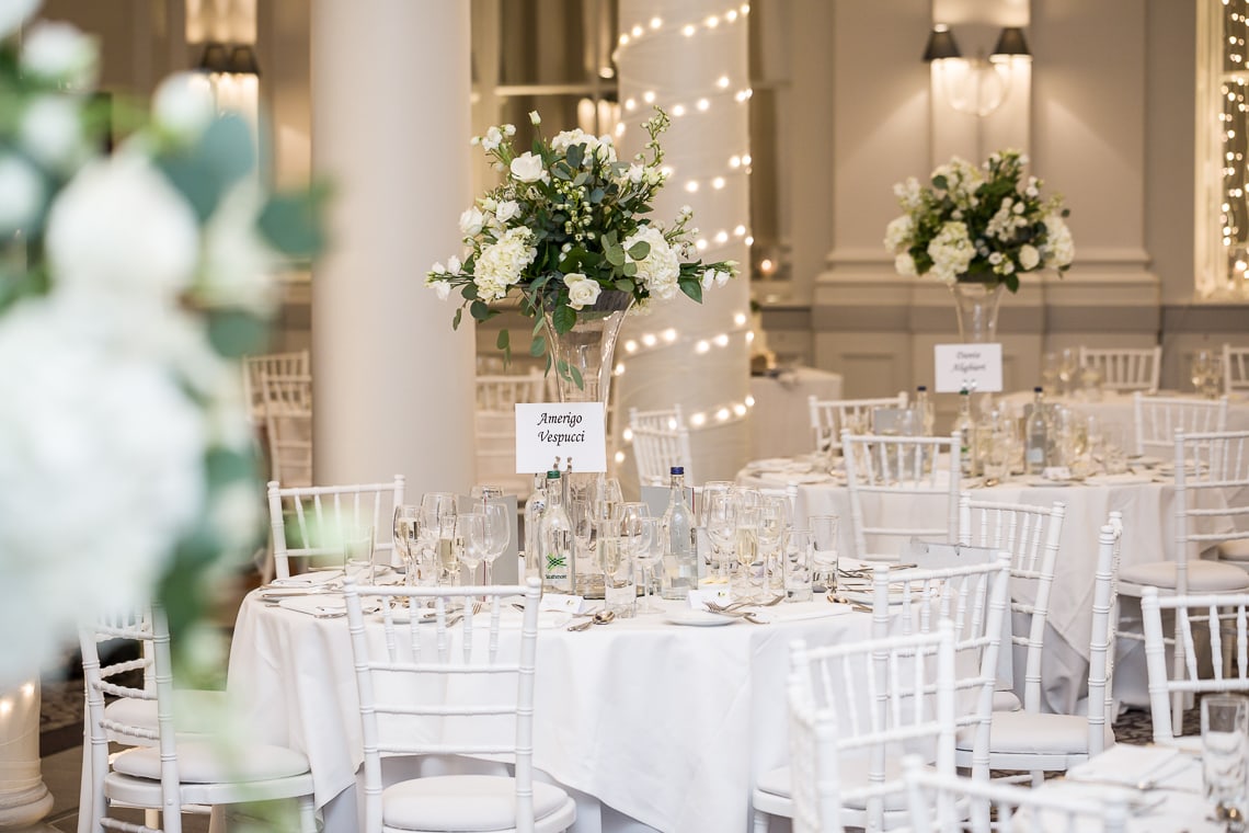 King's Hall table setting