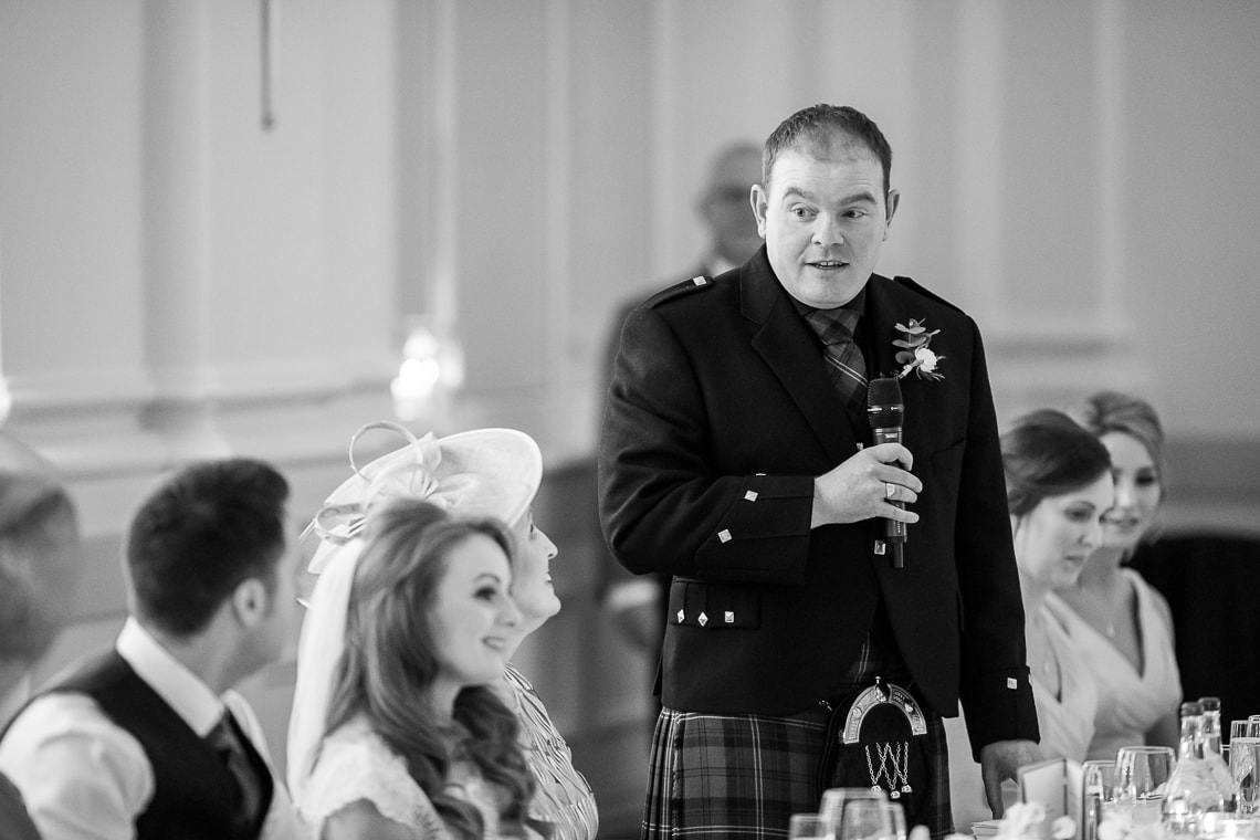 brother of the bride speech in the King's Hall