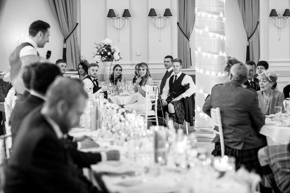 the groom's speech in the King's Hall